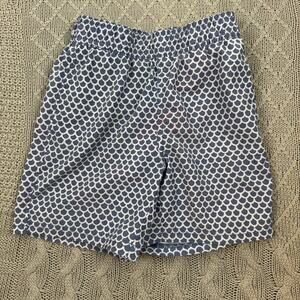 Faherty Boys Blue Patterned Swim Shorts ~ 6